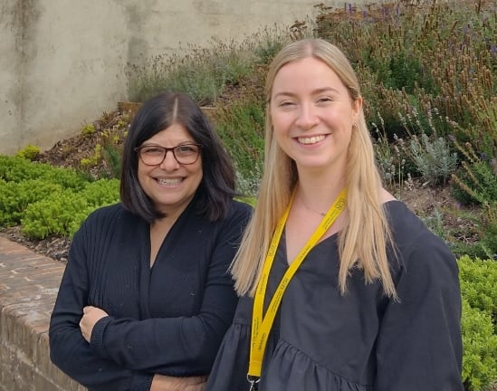 Curesponse photo 549x432 Dr Sandra Hanks (left) and Naomi Costelloe (right) of Curesponse
