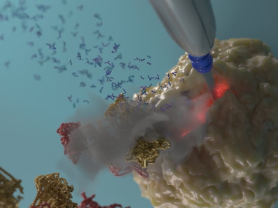 iKnife Poulogiannis lab 547x410 Image of iKnife cutting into a tumour