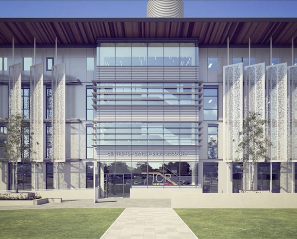 PLACEHOLDER IMAGE - CCDD computer model of building - 612x492 Computer image of Centre for Cancer Drug Discovery building