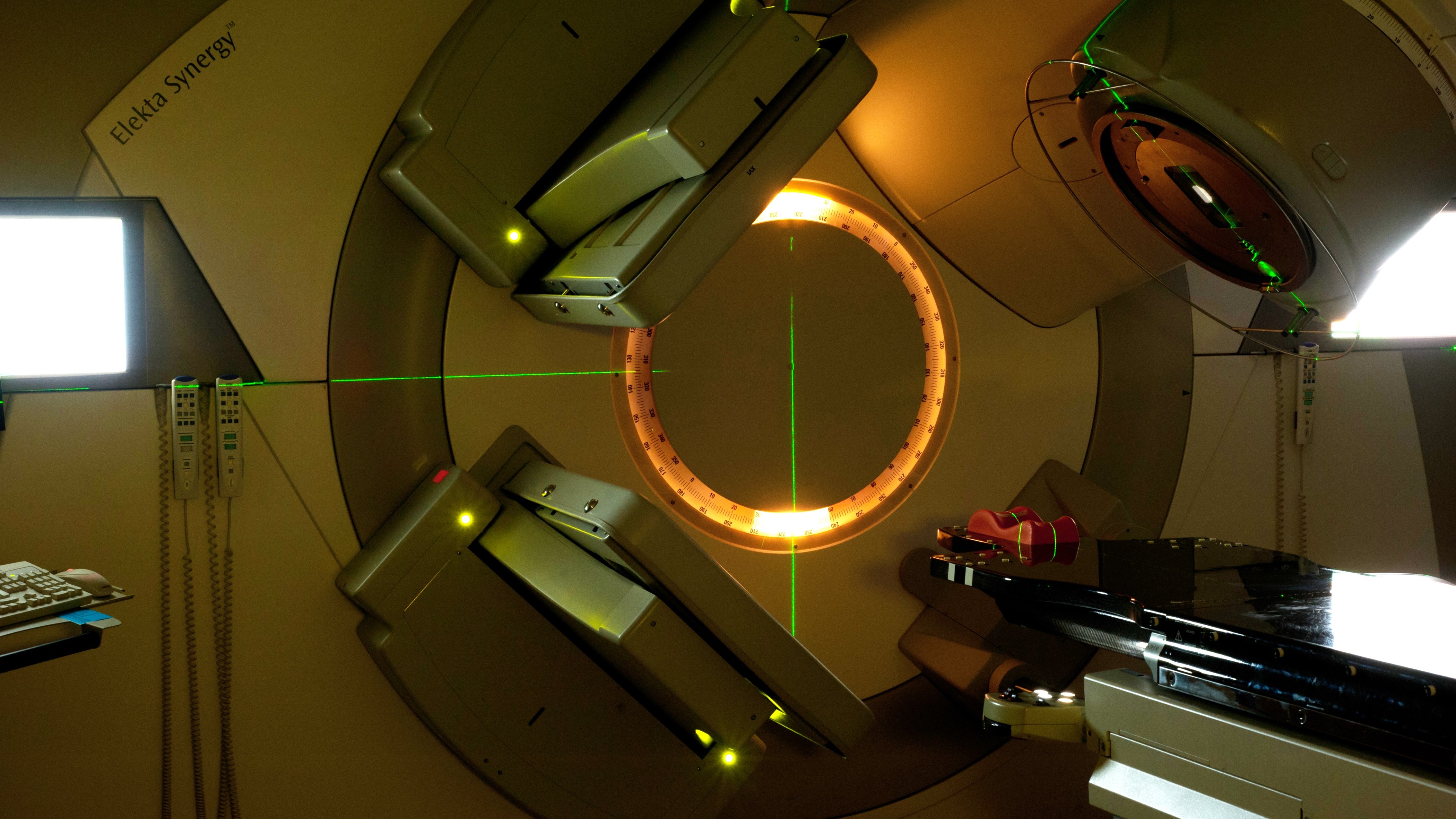 Radiotherapy_machine An image-guided radiotherapy (IGRT) machine.